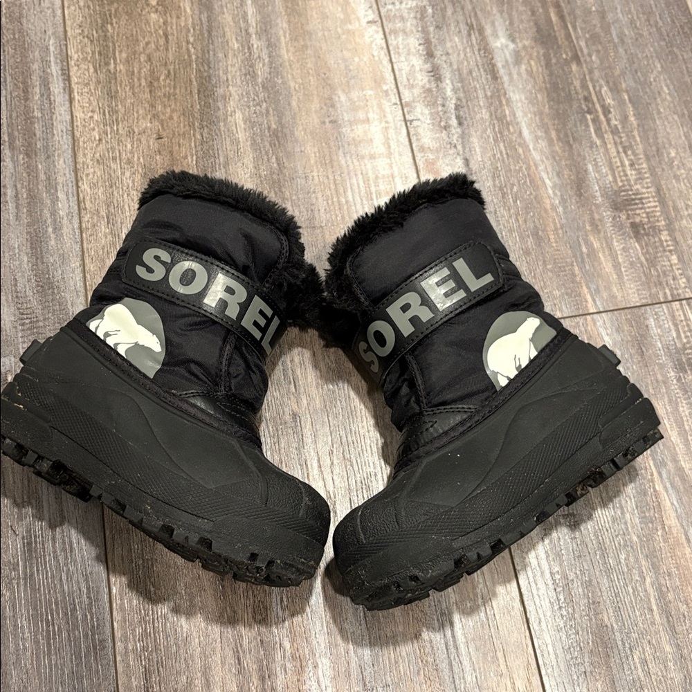 Sorel Black Snow Boots